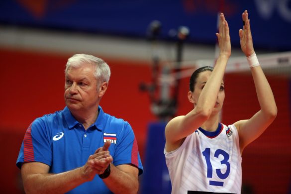 Startsevaandtherussiancoachthanksupporters Россия проиграла США на домашнем этапе Лиги наций