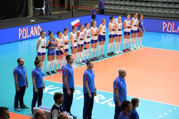 TeamofRussialiningupduringnationalanthem Седьмая пуля. Российская сборная проиграла еще один матч Лиги наций